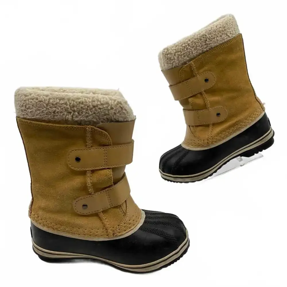 Sorel Kids Snow Boot Waterproof Tan 12T Boys | Regular